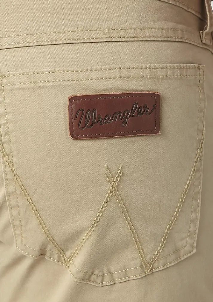 WRANGLER MENS RETRO SLIM FIT STRAIGHT LEG PANT IN FAWN STYLE 88MWZFN