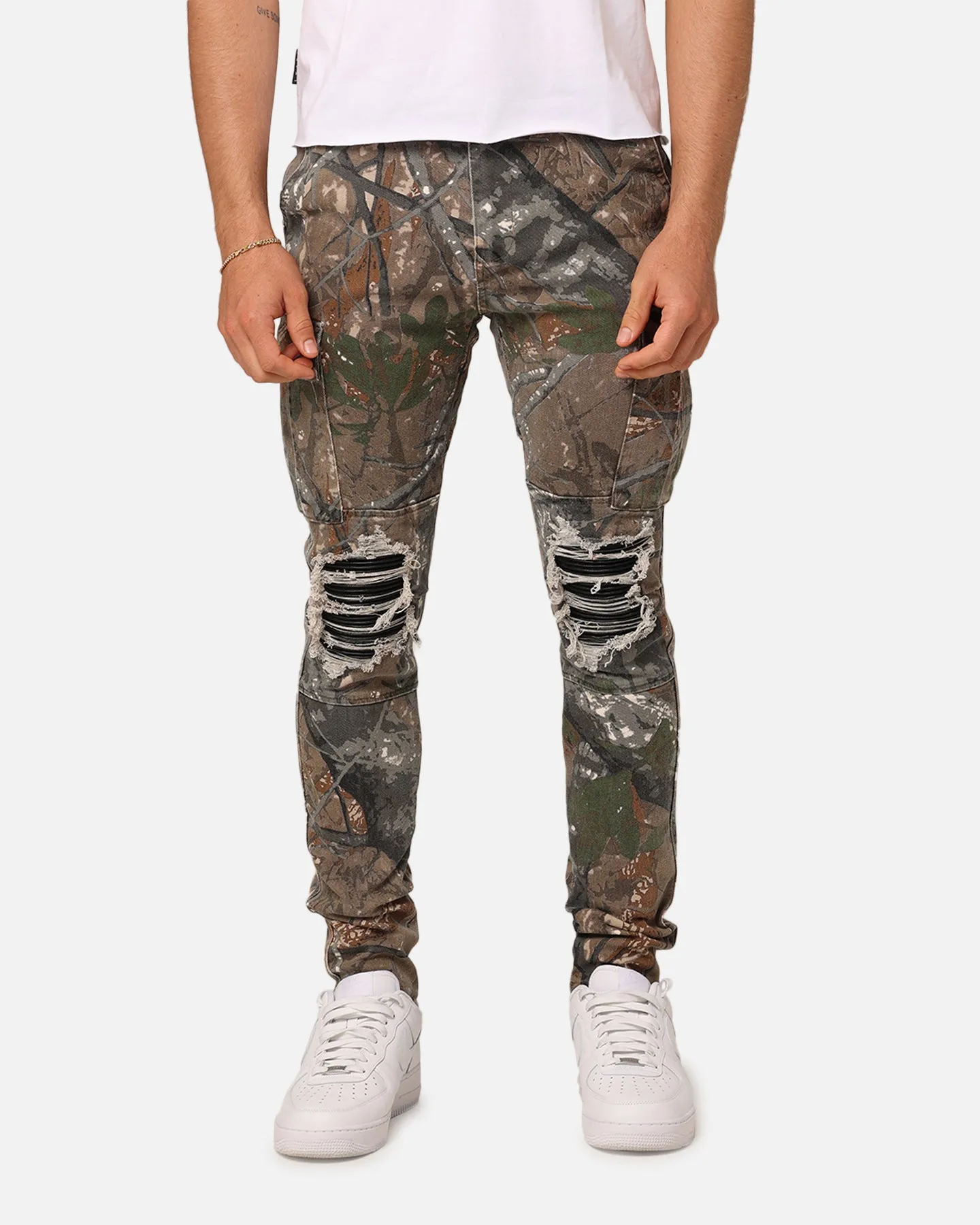 XXIII Sergeant Ripped Jeans Hunter Camo