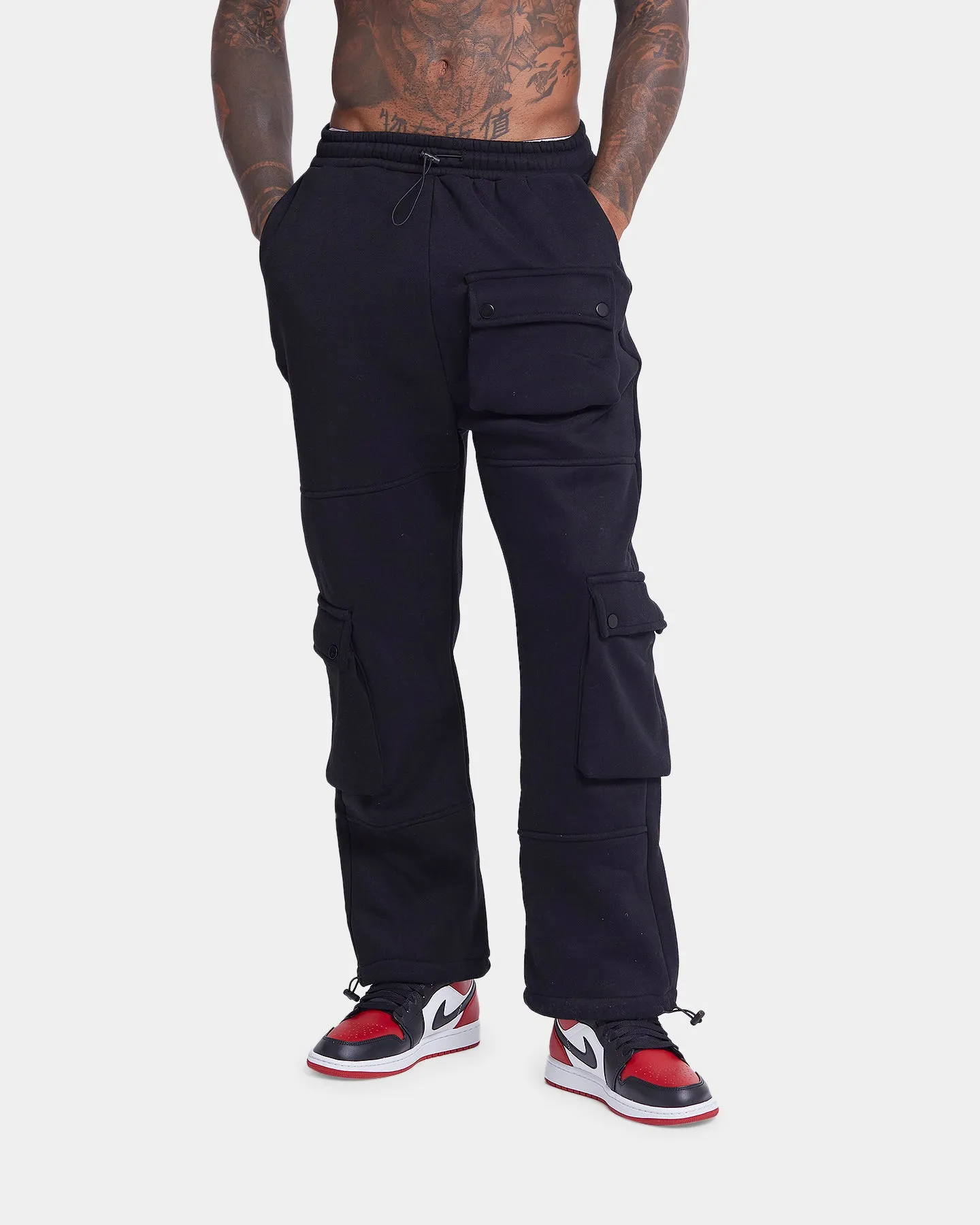 XXIII Utility Cargo Sweatpants Black