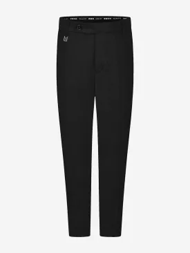 Zeco Boys School Slim Fit Regular Leg Trousers in Black