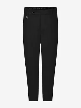 Zeco Boys School Slim Fit Short Leg Trousers in Black